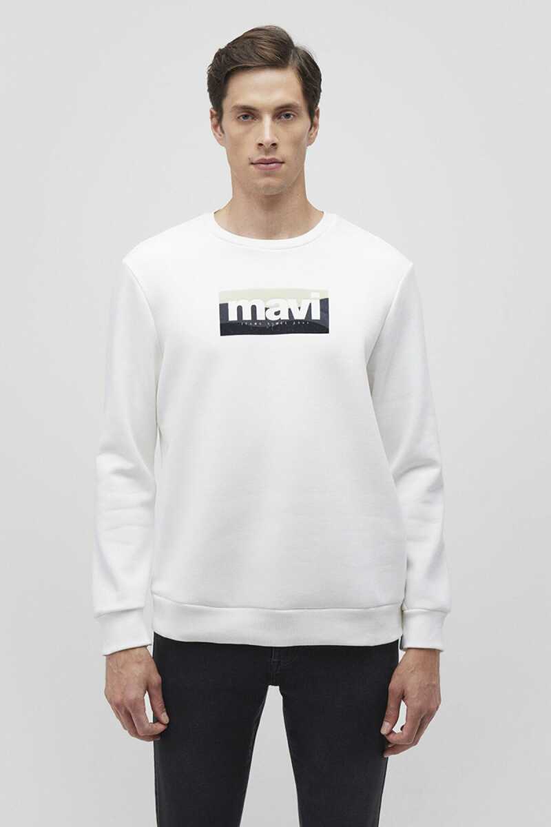 Mavi Kırık Beyaz Erkek Sweat 1912839-900 - 5