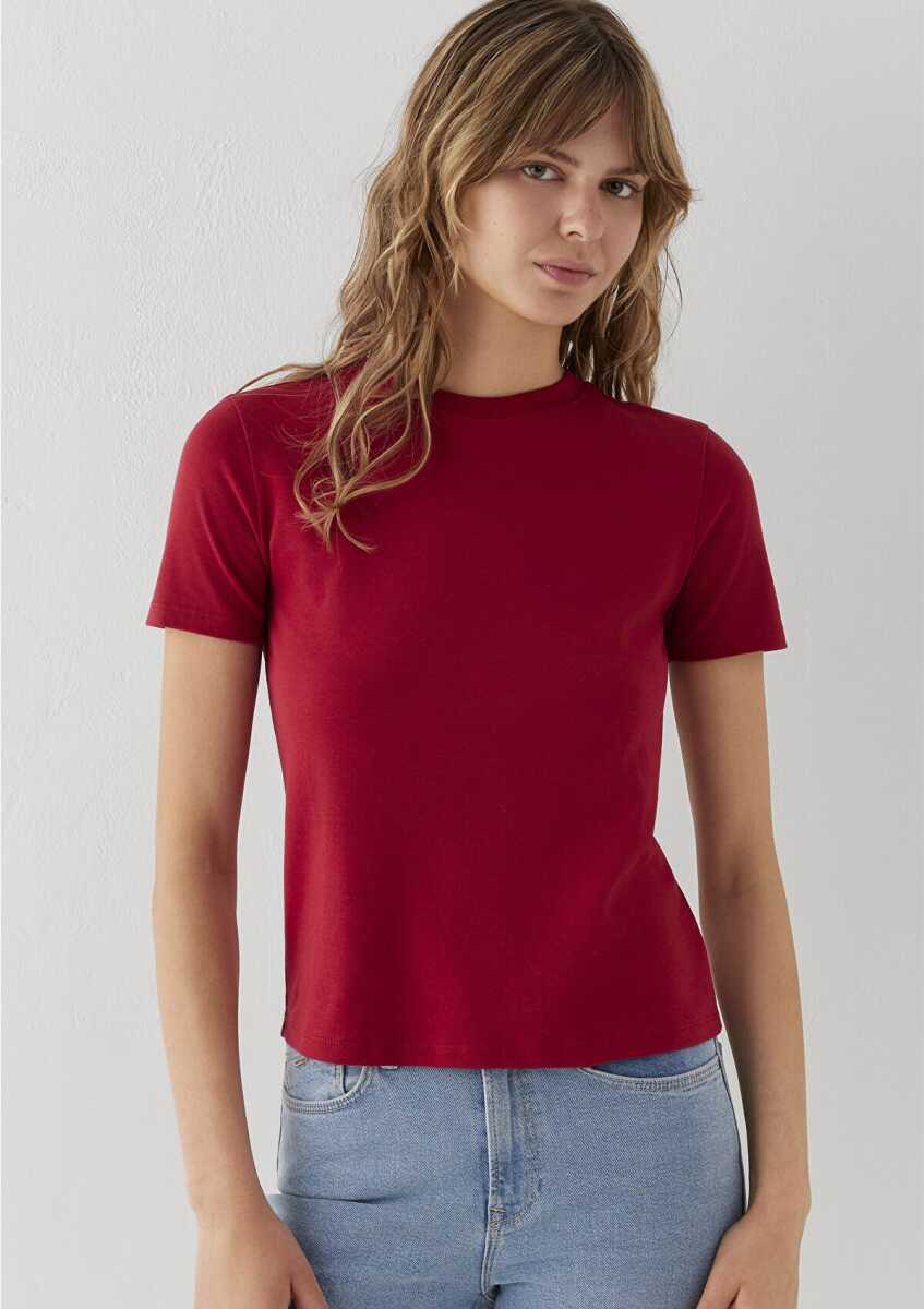 Mavi Kırızı Kadın Tişört 1614181-70391 - 2