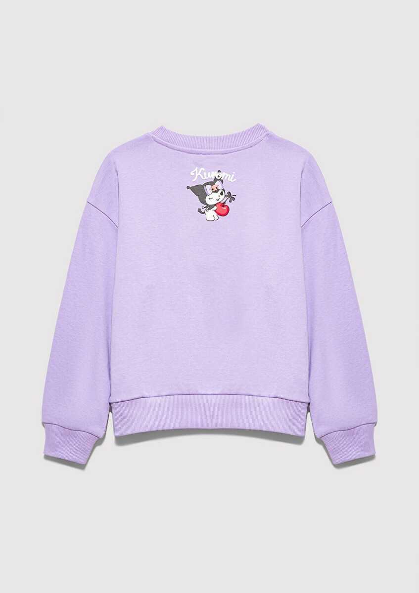 Mavi Kuromi Baskılı Mor Çocuk Sweat 7S10183-70519 - Mavi (1)