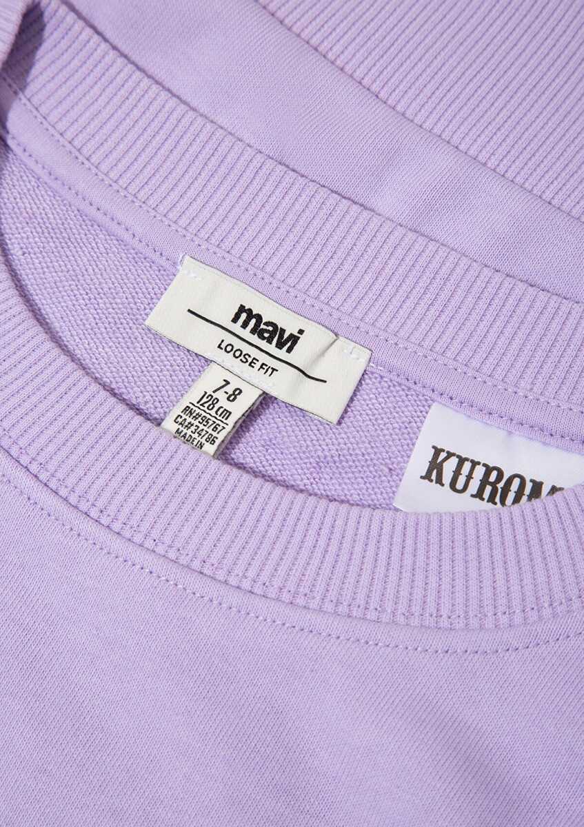 Mavi Kuromi Baskılı Mor Çocuk Sweat 7S10183-70519 - 3