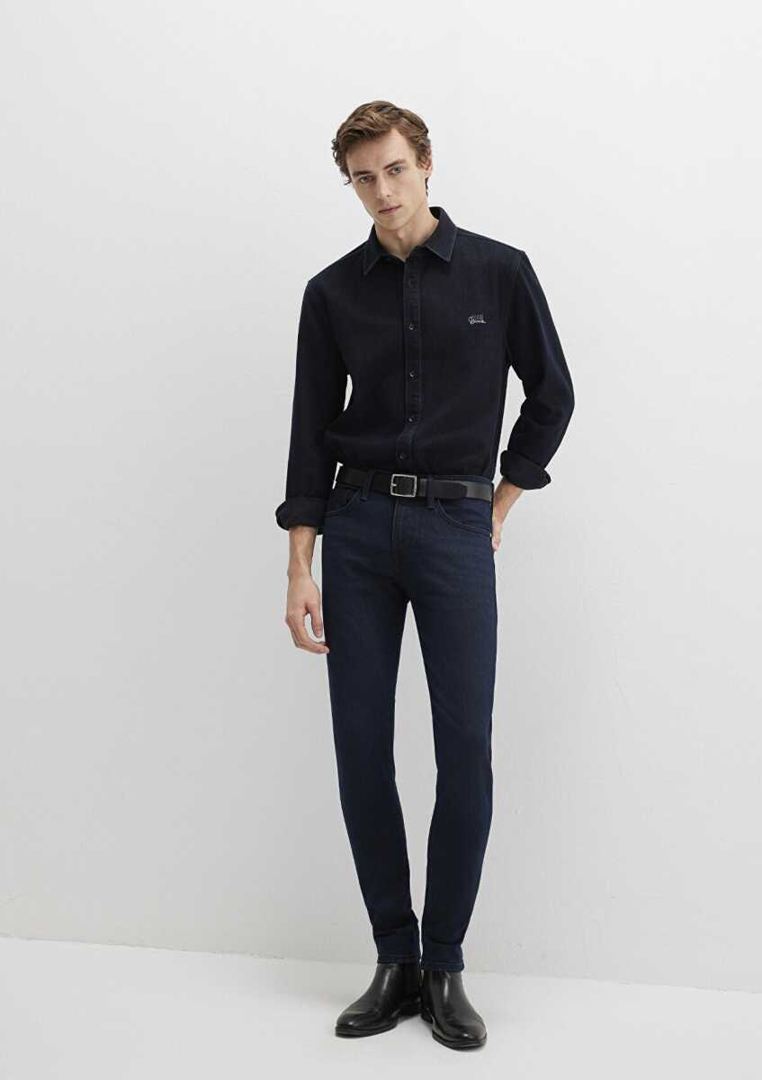 Mavi Kvnç Dark Midnight Mavi Black Erkek Jean Pantolon 001070-91239 - 1