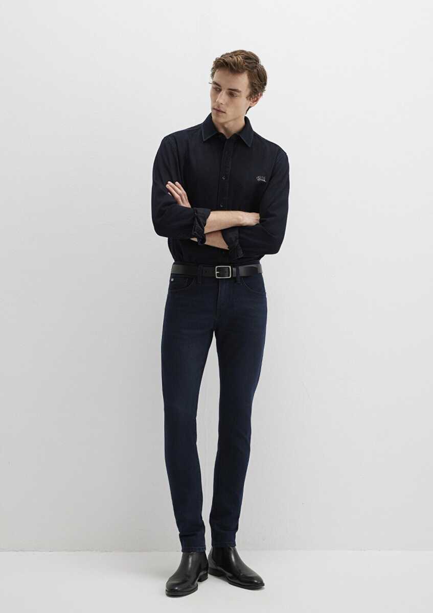 Mavi Kvnç Dark Midnight Mavi Black Erkek Jean Pantolon 001070-91239 - 2
