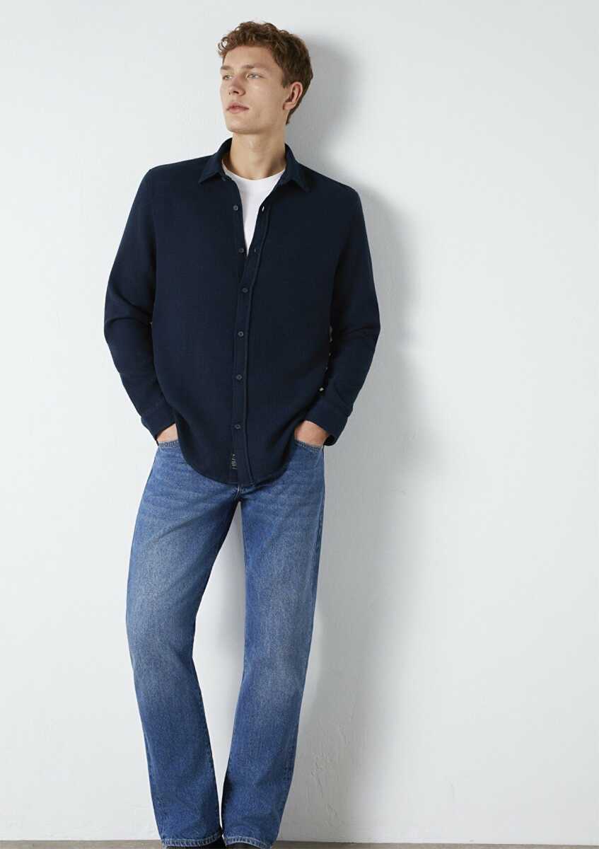 Mavi Lacivert Erkek Gömlek 0211875-70490 - Mavi (1)
