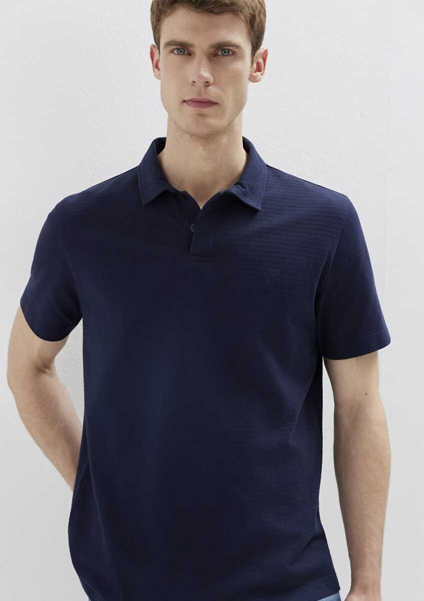 Mavi Lacivert Regular Fit Erkek Polo Tişört 0613267-86415 - 2