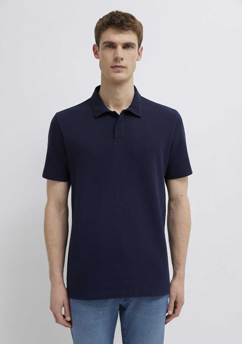 Mavi Lacivert Regular Fit Erkek Polo Tişört 0613267-86415 - 3