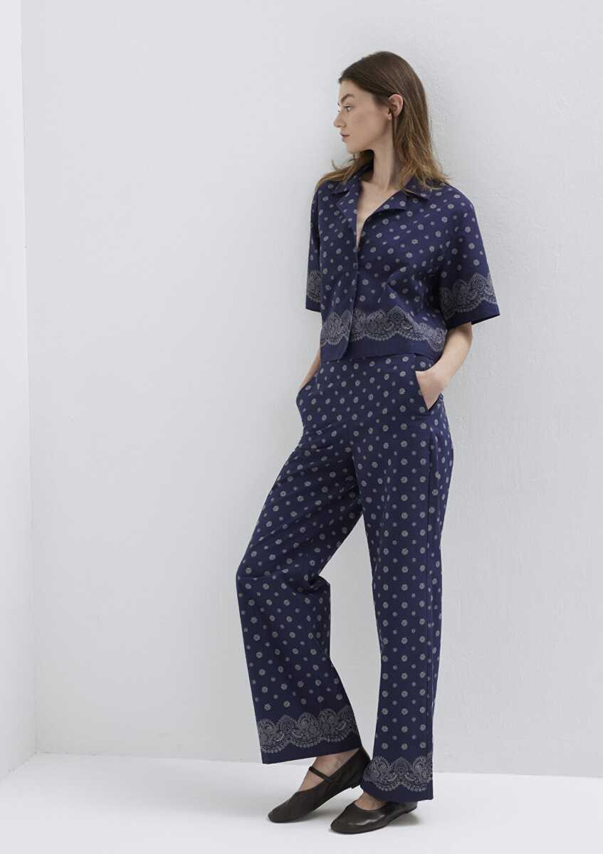 Mavi Lacivert Straight Normal Bel Kadın Pantolon 1011189-91499 (1)