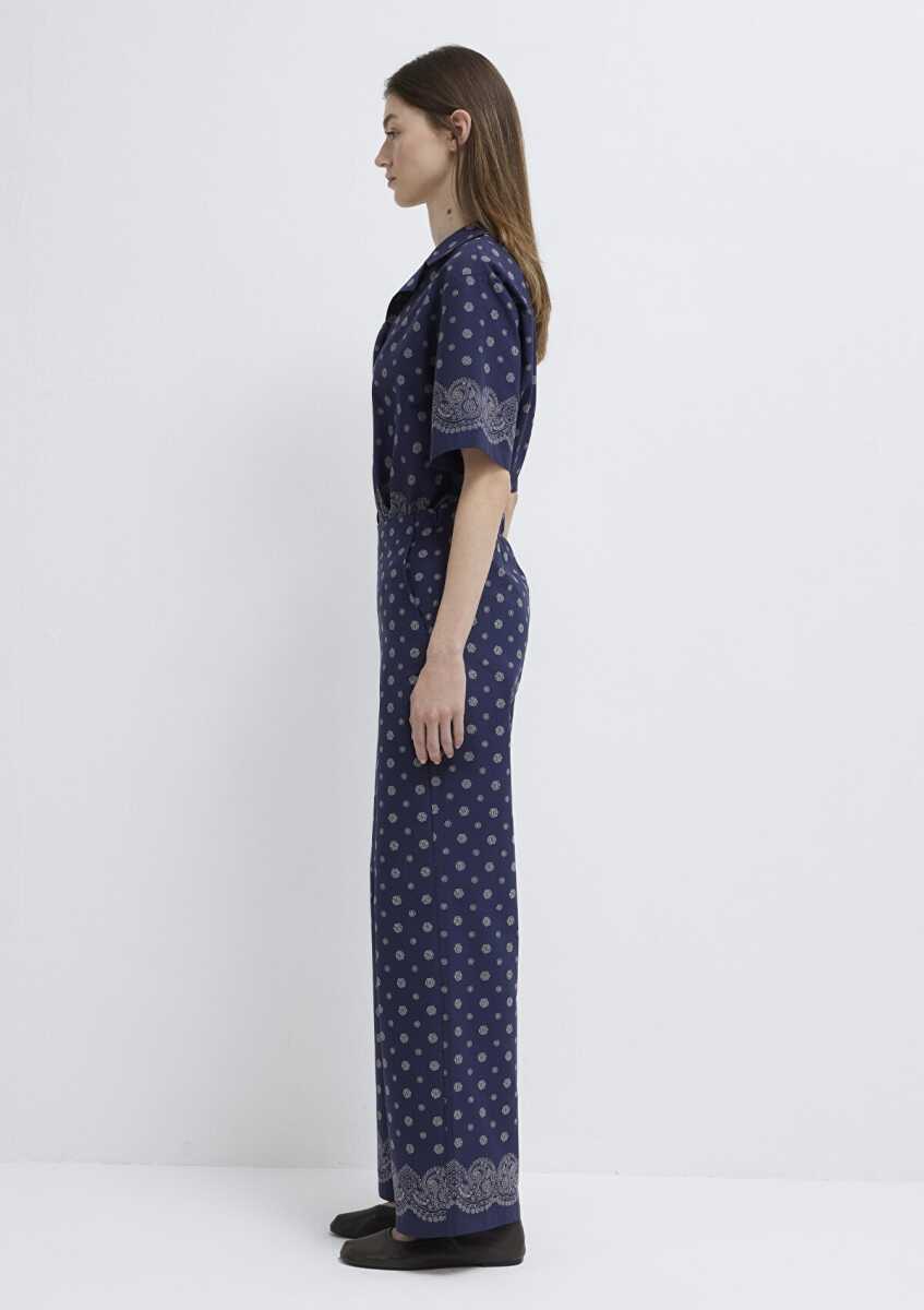 Mavi Lacivert Straight Normal Bel Kadın Pantolon 1011189-91499 - 4