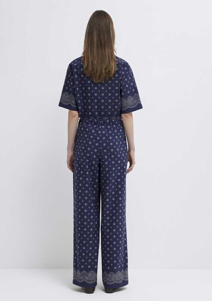Mavi Lacivert Straight Normal Bel Kadın Pantolon 1011189-91499 - 5