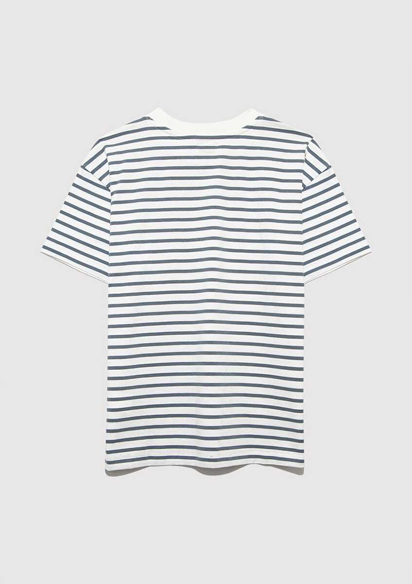 Mavi League Baskılı Çocuk Tişört 6610264-89187 - Mavi (1)