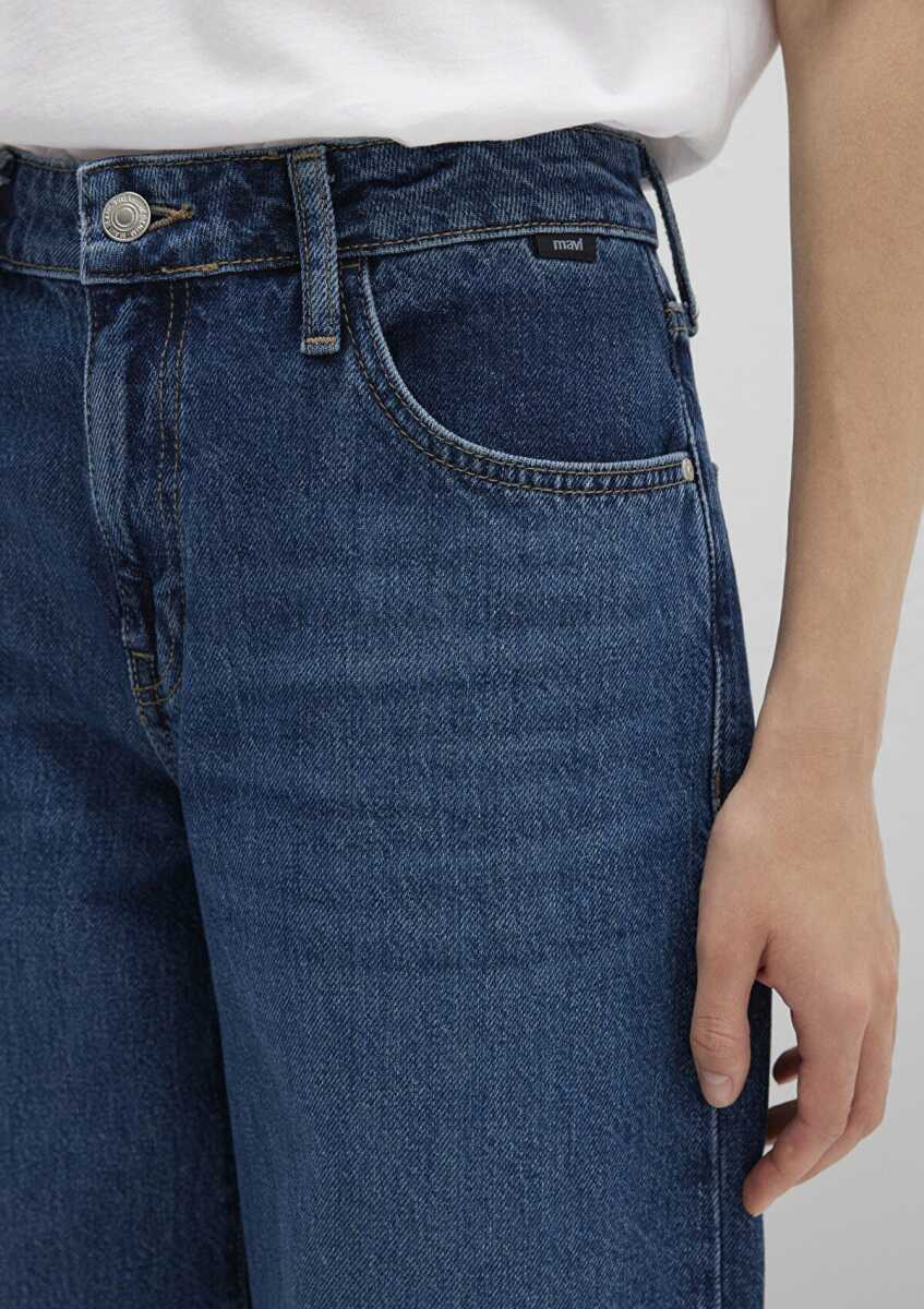 Mavi Leıla Mid Used Denim Kadın Jean Pantolon 1010600-90997 - 5