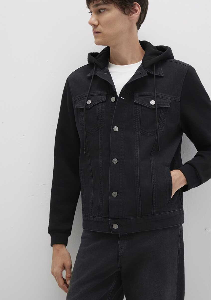 Mavi Lenny 90lar Rinse Antrasit Erkek Jean Ceket 0112735-90769 (1)