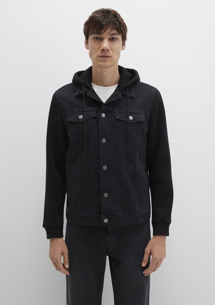 Mavi Lenny 90lar Rinse Antrasit Erkek Jean Ceket 0112735-90769 - 4