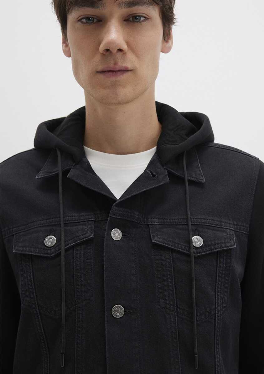 Mavi Lenny 90lar Rinse Antrasit Erkek Jean Ceket 0112735-90769 - 6