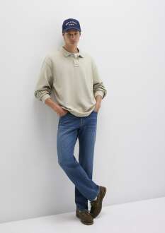 Mavi Lisbon Classic Denim Puslu Vintage Koyu Mavi Erkek Jean Pantolon 0010039-90818