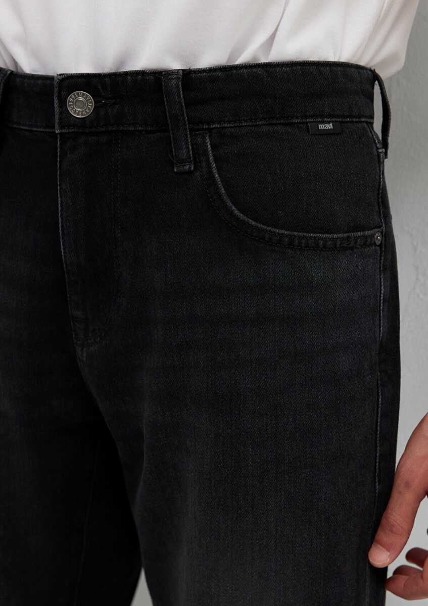 Mavi Lisbon Loose Fit Street Antrasit Erkek Jean Şort 0421039-A3314 - 7