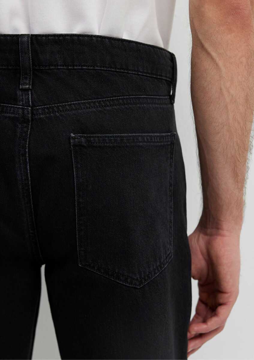 Mavi Lisbon Loose Fit Street Antrasit Erkek Jean Şort 0421039-A3314 - 8