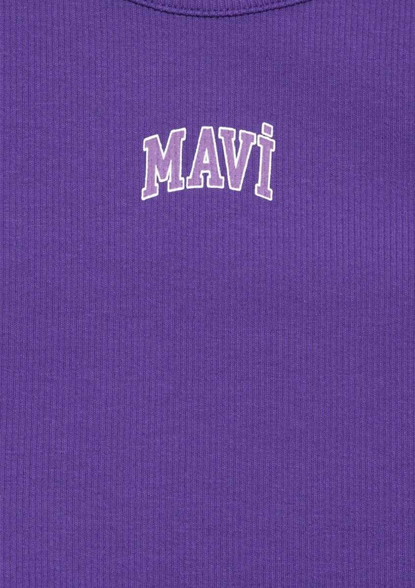 Mavi Logo Baskılı Çocuk Atlet 7610336-70909 - 5