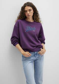 Mavi Logo Baskılı Kadın Sweat 1S10419-70679