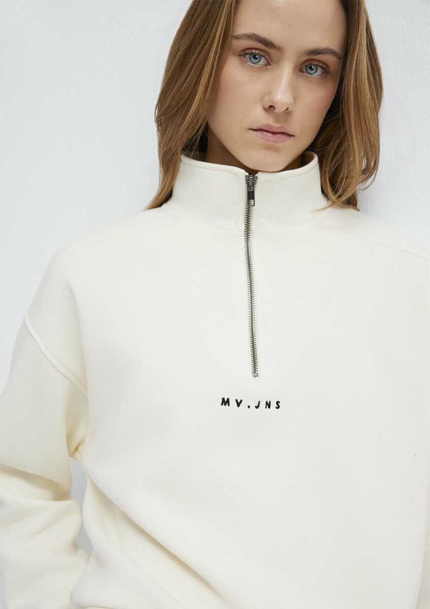 Mavi Logo Baskılı Kadın Sweat 1S10533-89145 - 1