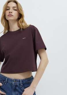 Mavi Logo Baskılı Kadın Tişört 1613984-70223 