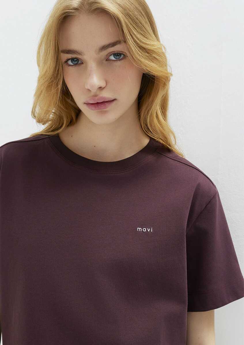 Mavi Logo Baskılı Kadın Tişört 1613984-70223 (1)