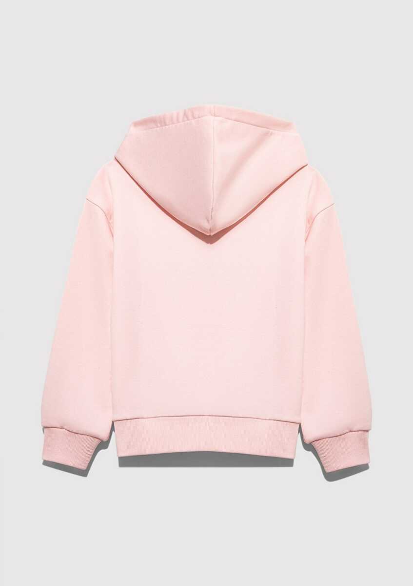 Mavi Logo Baskılı Pembe Loose Fit Çocuk Sweatshirt 7S10147-71007 - 3