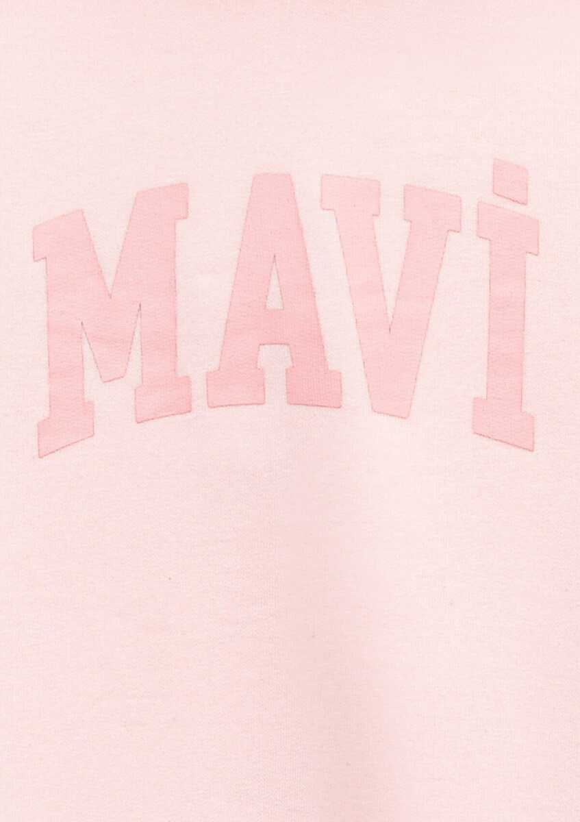Mavi Logo Baskılı Pembe Loose Fit Çocuk Sweatshirt 7S10147-71007 - 4