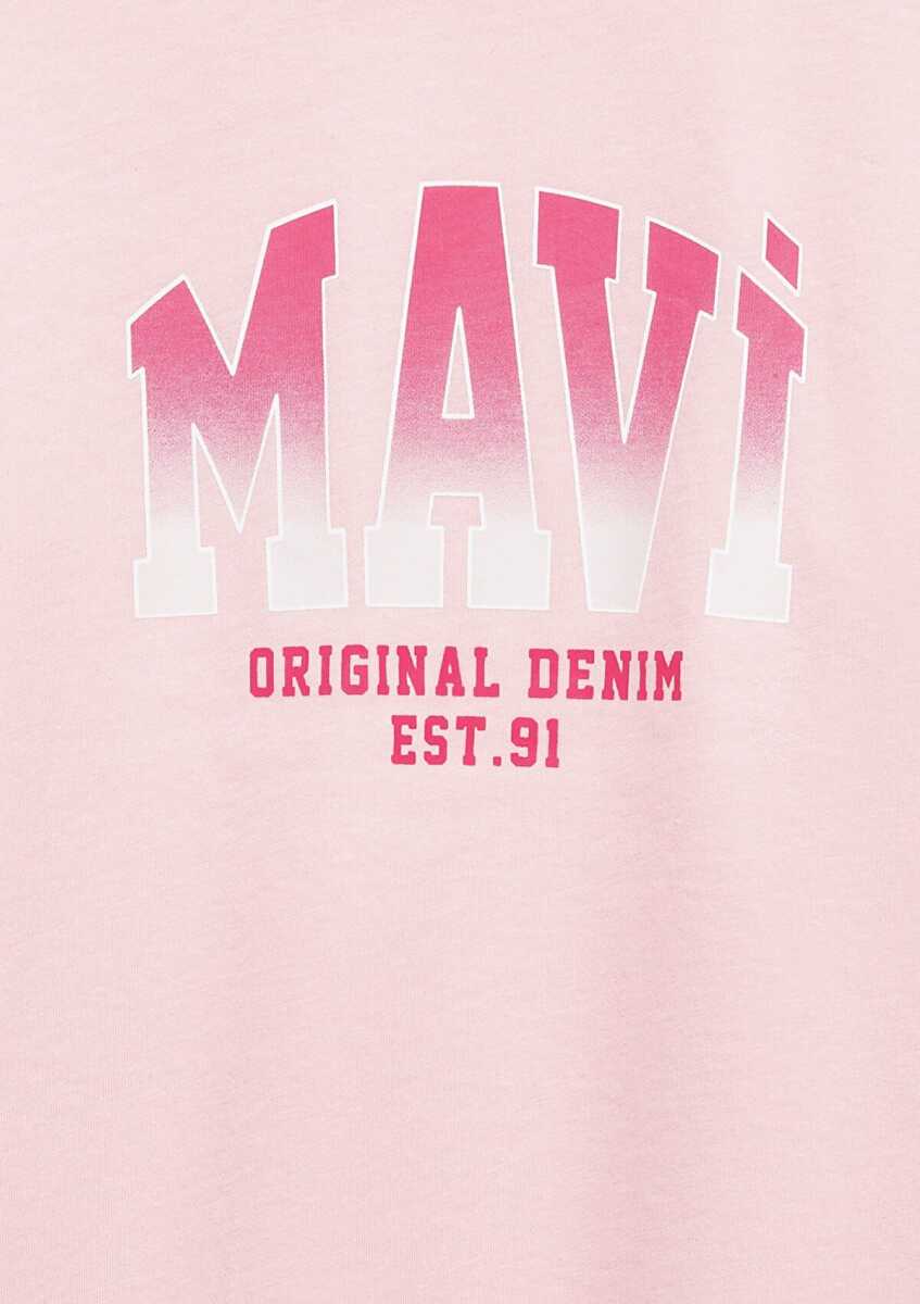 Mavi Logo Baskılı Pembe Loose Fit Çocuk Tişört 7610386-71007 - 4