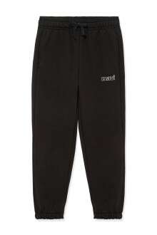 Mavi Logo Baskılı Siyah Çocuk Eşofman Altı 6010004-900 