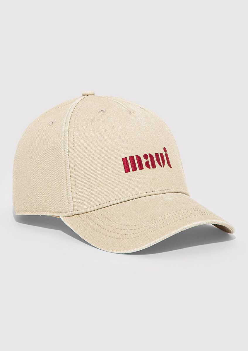 Mavi Logo Bej Şapka 1912261-25695 (1)