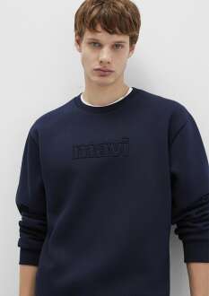 Mavi Logo Bisiklet Yaka Loose Fit Erkek Sweat 0S10412-86415