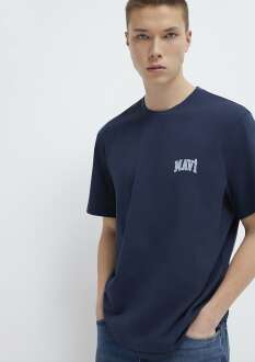 Mavi Logo Derin Lacivert Erkek Tişört 0611714-70497 