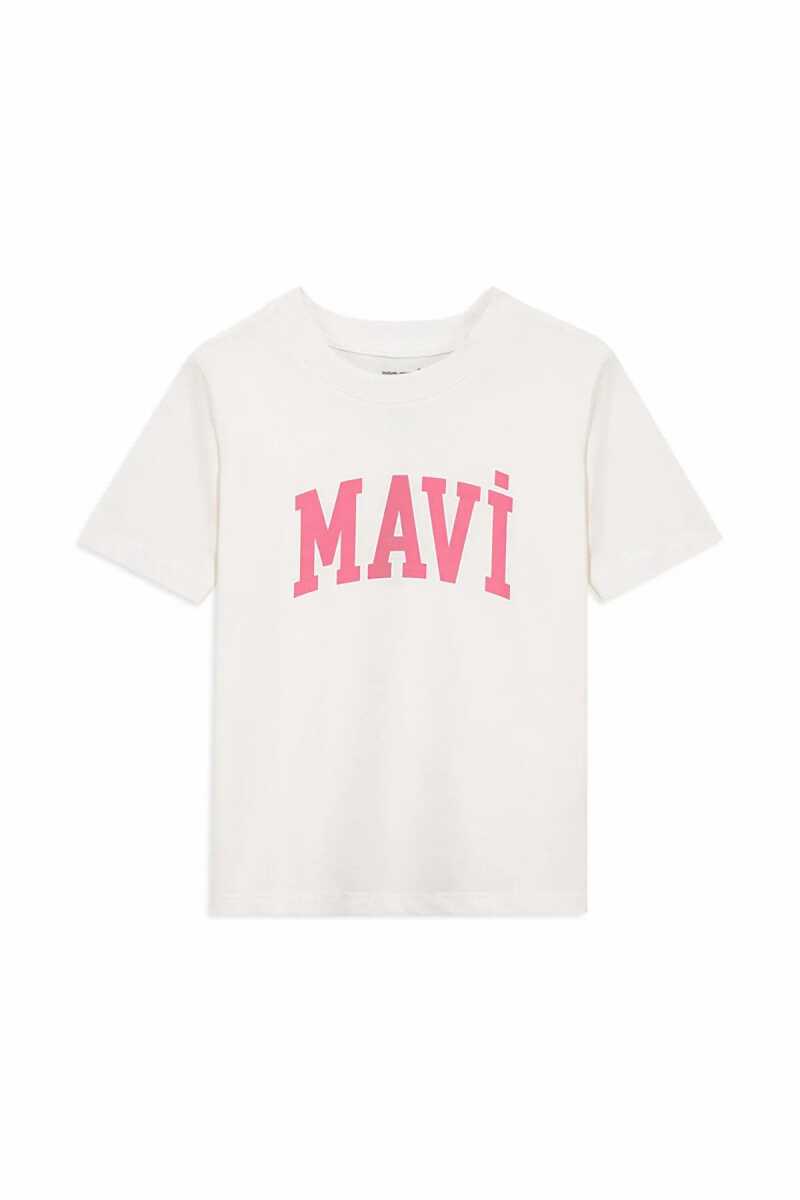 Mavi Logo Kırık Beyaz Çocuk Tişört 7610109-70057 - 5