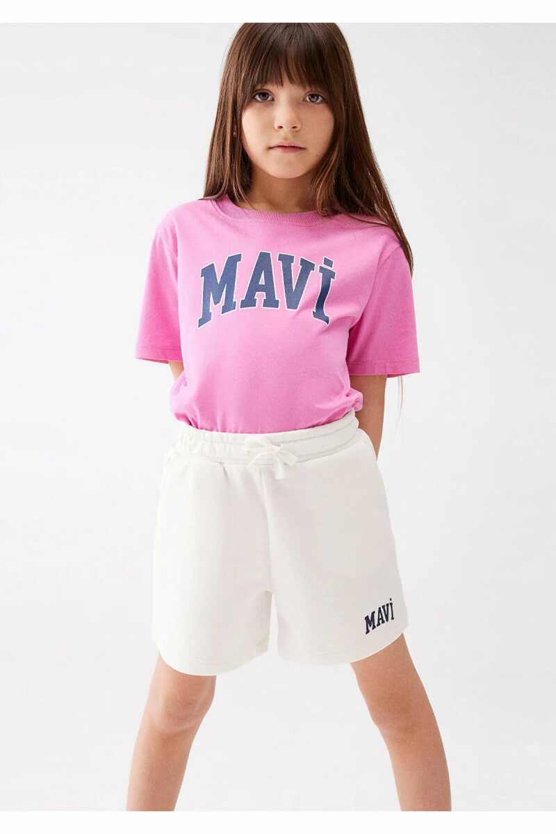 Mavi Logo Tatlı Pembe Çocuk Tişört 7610109-71033 - 2