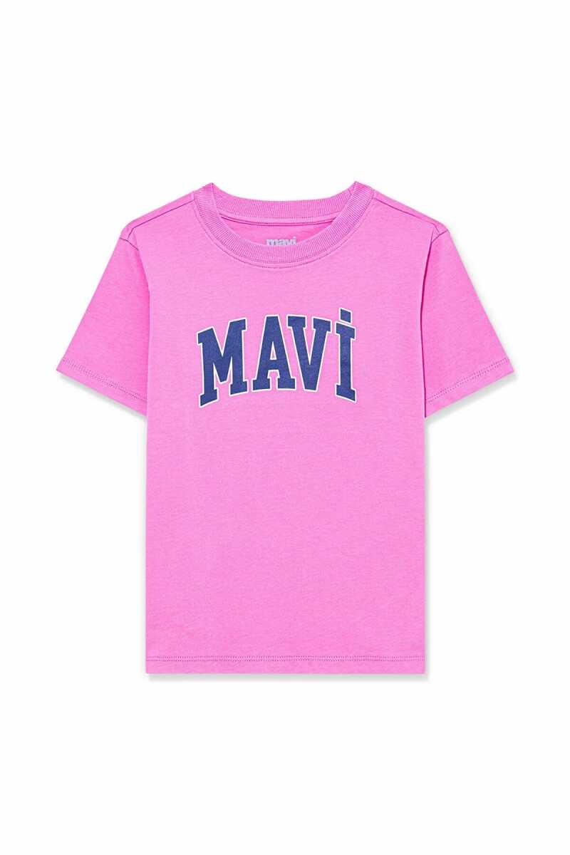 Mavi Logo Tatlı Pembe Çocuk Tişört 7610109-71033 - 4