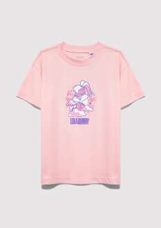Mavi Lola Bunny Baskılı Pembe Loose Fit Çocuk Tişört 7610415-71007 