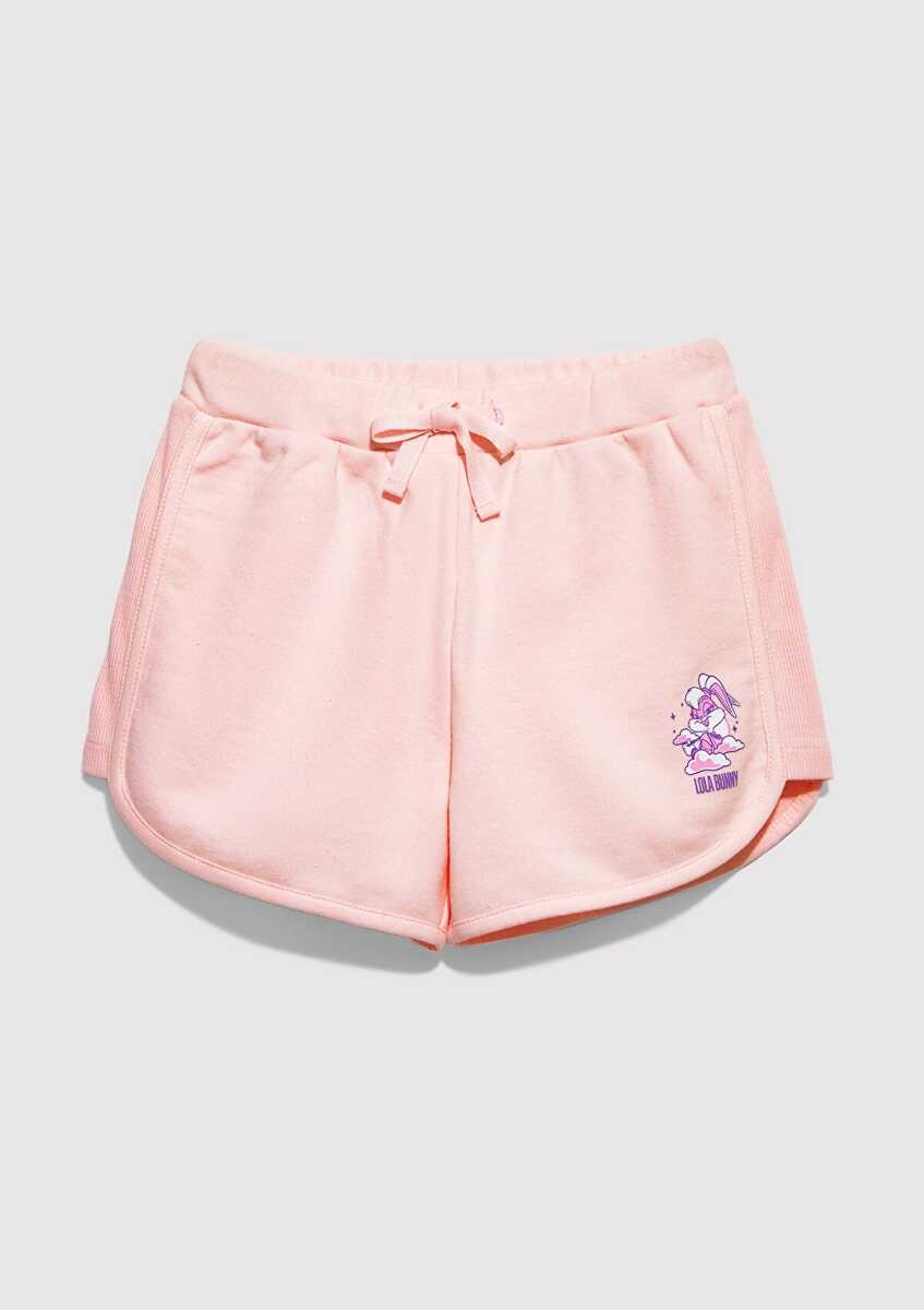 Mavi Lola Bunny Baskılı PembeRegular Fit Çocuk Şort 7410022-90773 (1)