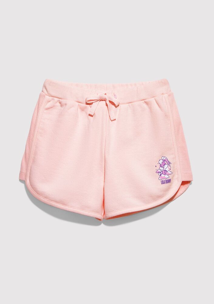 Mavi Lola Bunny Baskılı PembeRegular Fit Çocuk Şort 7410022-90773 (1)
