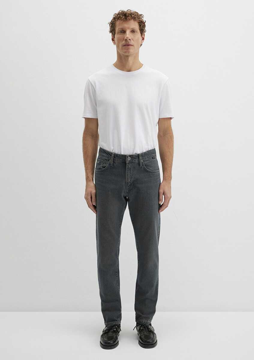 Mavi London Classic Denim Koyu Mavi Puslu Erkek Jean Pantolon 0010172-90643 - 3