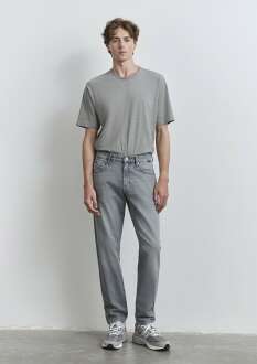 Mavi London İce Grey Classic Denim Tapered Normal Bel Daralan Paça Erkek Jean Pantolon 0010172-89658