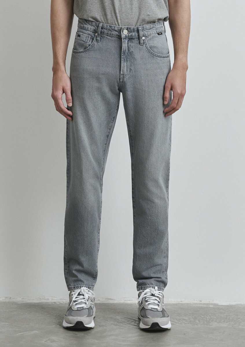 Mavi London İce Grey Classic Denim Tapered Normal Bel Daralan Paça Erkek Jean Pantolon 0010172-89658 - 3