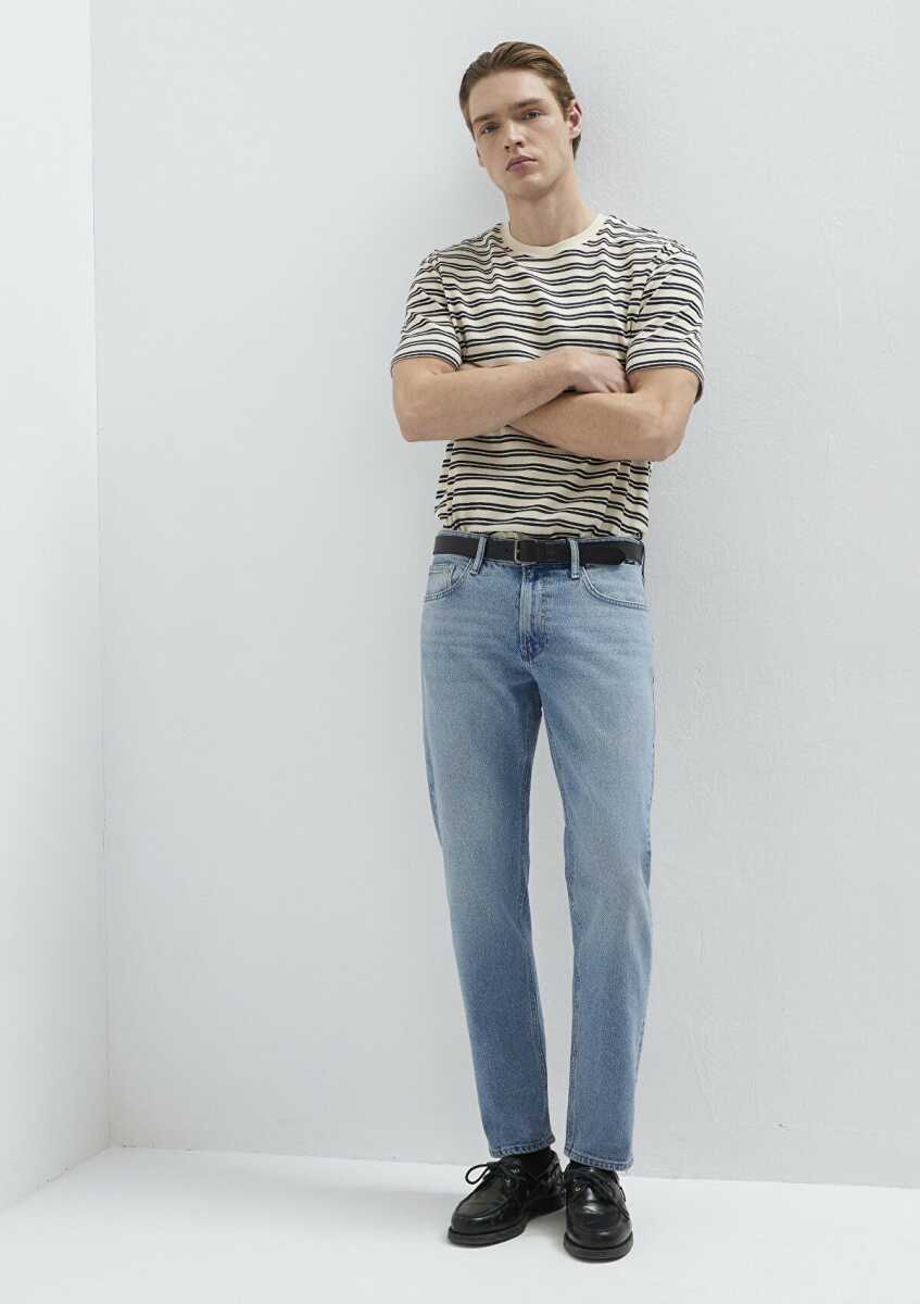Mavi London Street Vintage Indigo Mavisi Taperet Fit Erkek Jean Pantolon 0010172-A1718 - 3