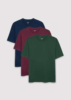 Mavi Loose 3 Lü Erkek Basic Tişört 0612315-71538 