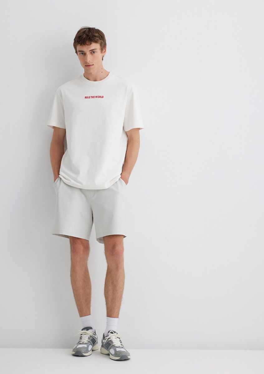 Mavi Loose Fit / Bol Rahat KesimDüşük BelDüz Paça Erkek Şort 0410257-70080 - 1