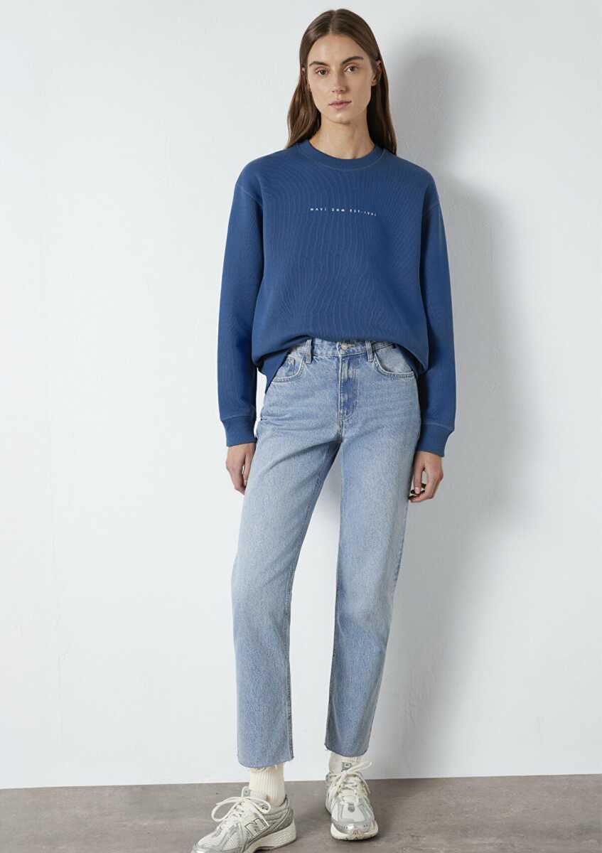 Mavi Loose Fit Kadın Sweatshirt 1S10525-70760 - Mavi (1)