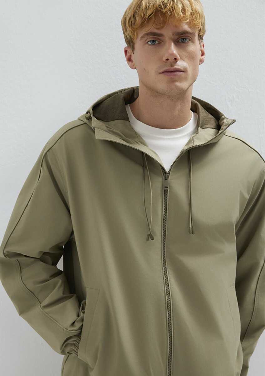 Mavi Loose Fit Kapüşonlu Yeşil Erkek Ceket 0110818-86749