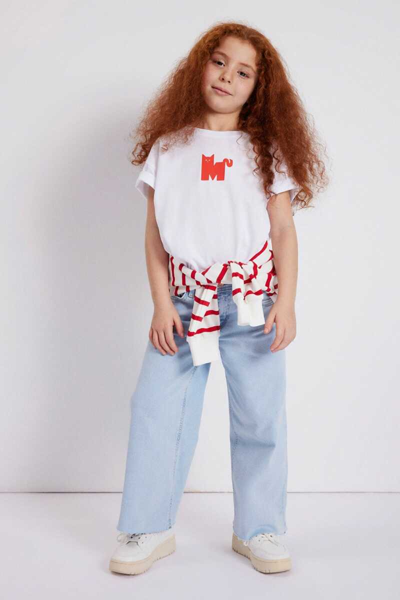 Mavi Lorı Bleached Çocuk Jean 7010036-84473 - 4