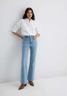 Mavi Los Angeles Lt Blue Premium Flare Bootcut Yüksek Bel İspanyol Paça Kadın Jean Pantolon 1010349-90442