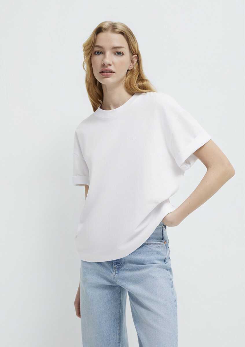 Mavi M Baskılı Beyaz Kadın Tişört 1613225-620 - 2