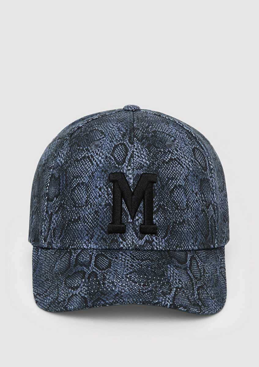 Mavi M Logo Nakışlı Desenli Kadın Şapka 1914183-70750 - 3